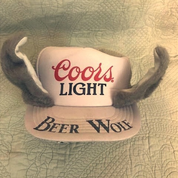 Coors Light Beer Wolf Vintage Hat 